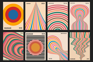 40 BAUHAUS POSTERS VECTOR SET