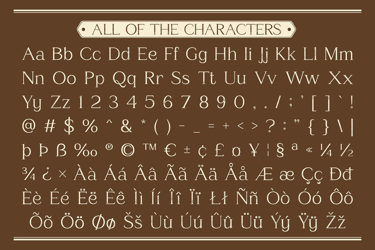 Amstir Stamp, a Serif Font by Craft Supply Co. (Photo 8 of 8)