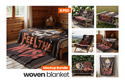 Woven Blanket Mockup Bundle (x6 PSD), an Apparel Mockup by Mockups Studio (Thumbnail 1 of 9)