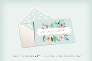 Invitation+Envelope Editable Mockup, a Print Template by Hype Your Prints (Thumbnail 2 of 4)