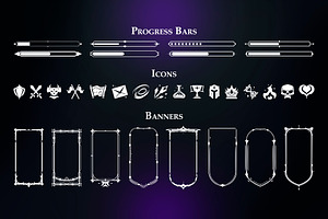 Dark Fantasy UI Set