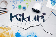 Kikuri Typeface + Extras, a Script Font by SmartDesigns (Thumbnail 1 of 8)