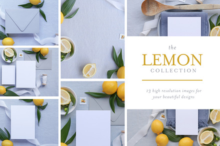 Lemon  invite mock up bundle stock photo containing mockup and mock up