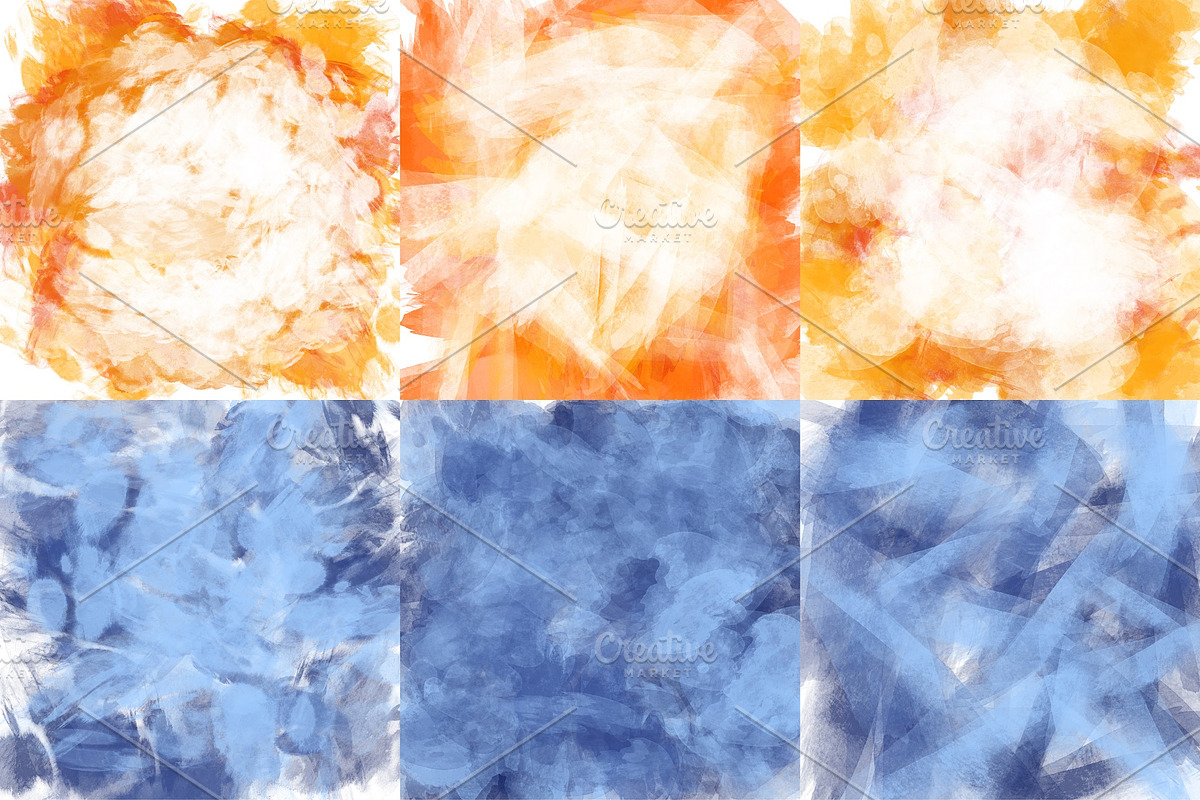 Watercolor backgrounds for SMM, a Texture Graphic by Big Bundles Shop (Photo 2 of 9)