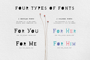 For You! Decorative & Colored Fonts, a Serif Font by Cosmic Store (Thumbnail 9 of 17)