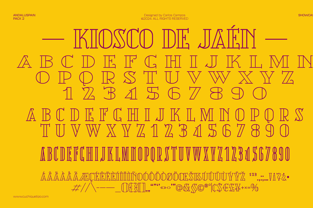 Andaluspain II, a Serif Font by Cuchi, qué Tipo! Foundry (Photo 7 of 12)