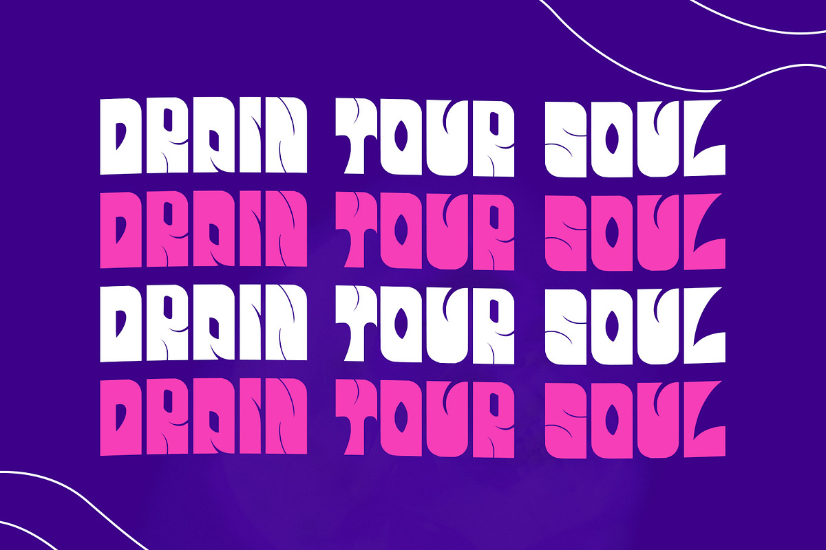 Borque Display Font, a Sans Serif Font by Maulana Creative (Photo 3 of 7)