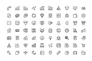 250+ Finance Icons, an Outline Icon by Creative Stall (Thumbnail 2 of 5)