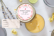 Cute Pink Candle Label Template, a Stationery Template by Little Creative Scribbles (Thumbnail 5 of 6)