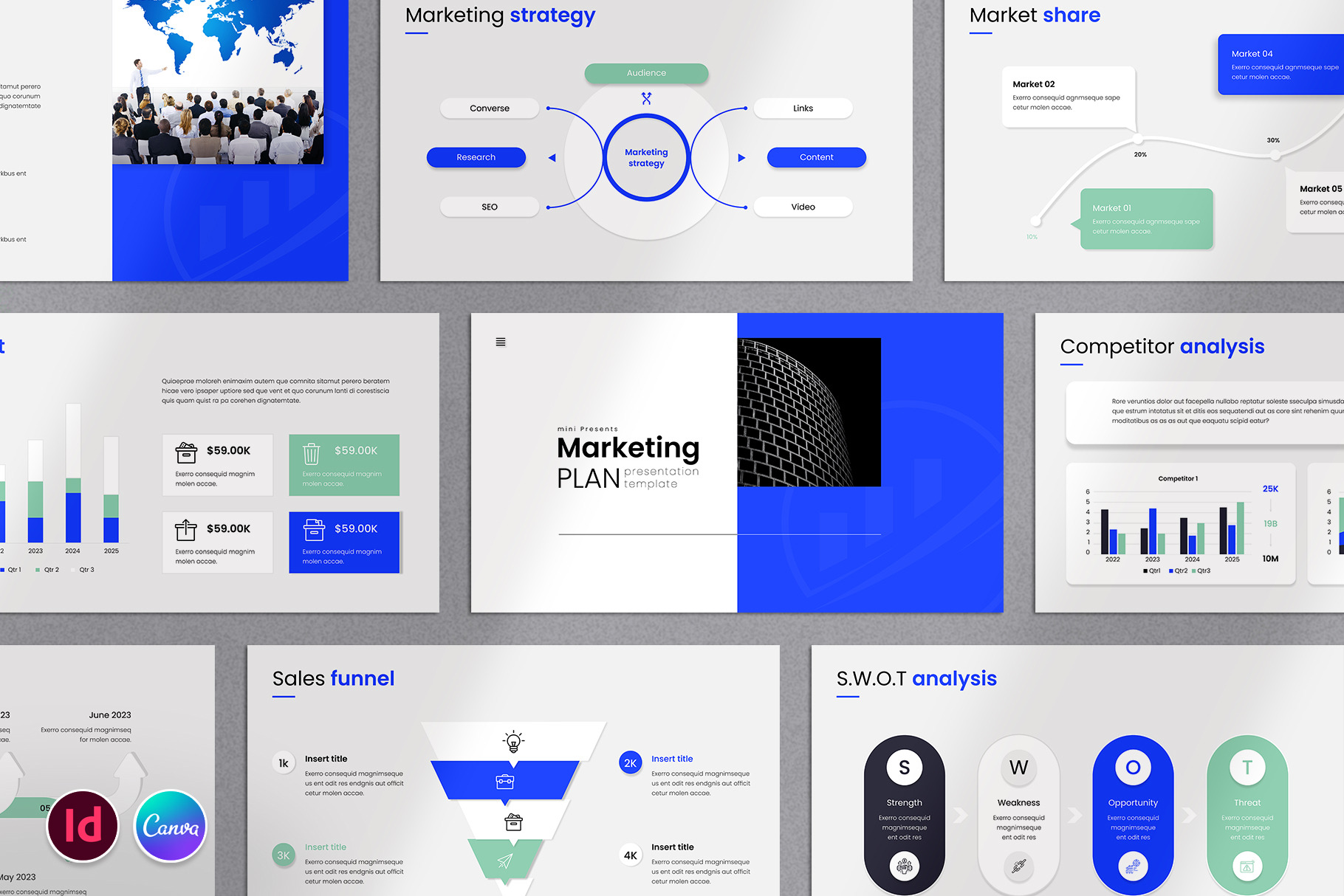 Marketing Plan Presentation Template, a Presentation Template by ...
