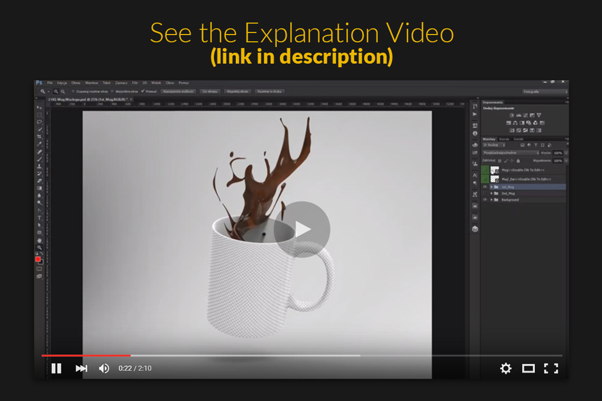 2 HQ Mug MockUps, a Cups & Container Mockup by TeddyGraphics (Photo 3 of 4)