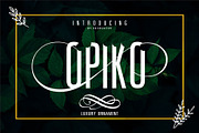 Opiko, a Sans Serif Font by edcreative (Thumbnail 1 of 5)