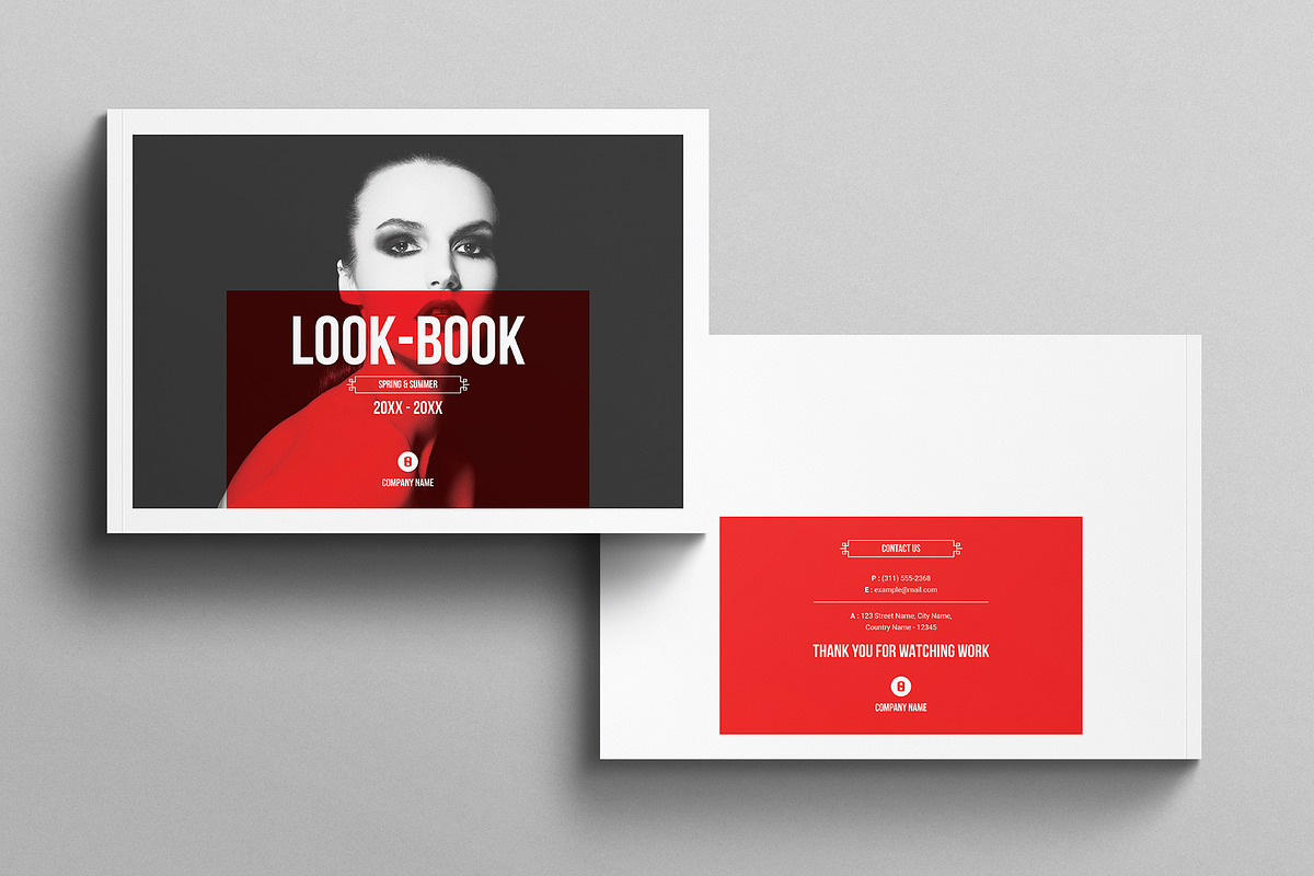 Lookbook Design Layout Landscape, a Magazine Template by E-Type (Photo 7 of 7)