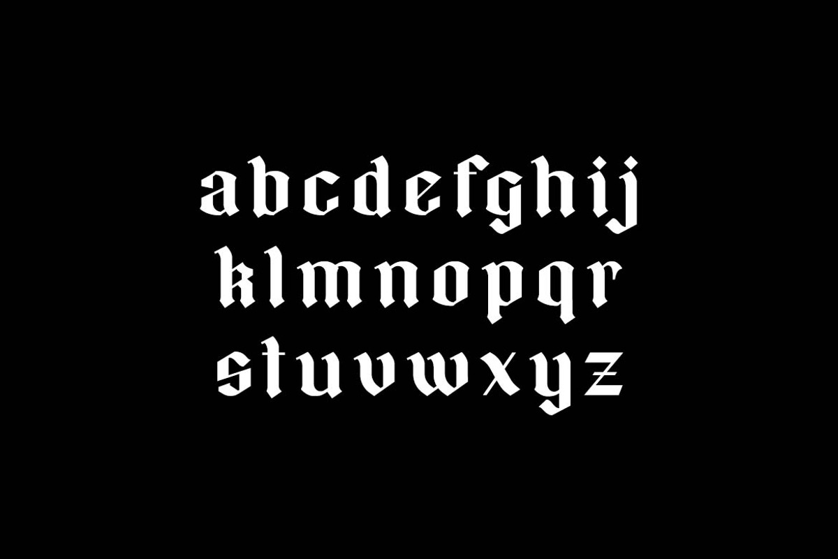 Chigger Dragon Blackletter Font, a Blackletter Font by UICreative (Photo 6 of 13)