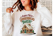 Gingerbread Christmas PNG, Christmas, an Illustration by Designking (Thumbnail 6 of 6)