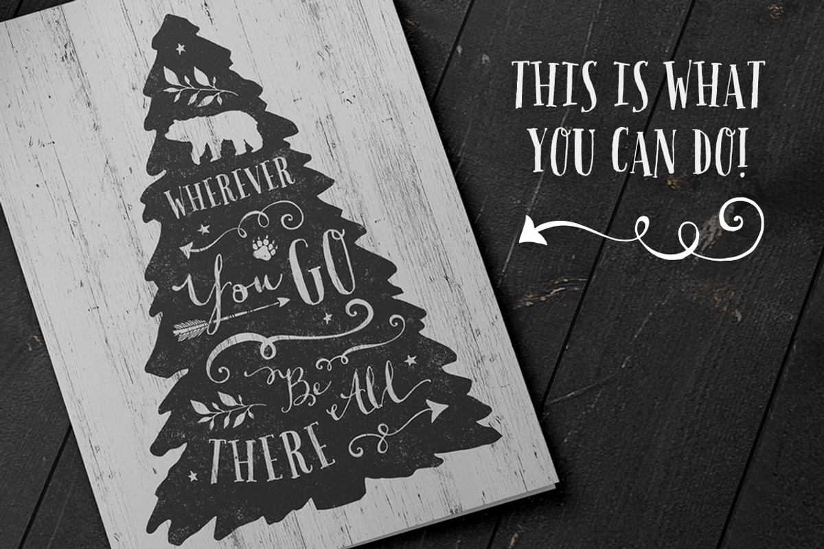 Rustica Vol. 3 + Birch Brush Font, an Illustration by Callie Rian & Co. (Photo 4 of 5)