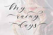 Brainlove - Beautiful Script, a Script Font by Aldedesign (Thumbnail 4 of 7)