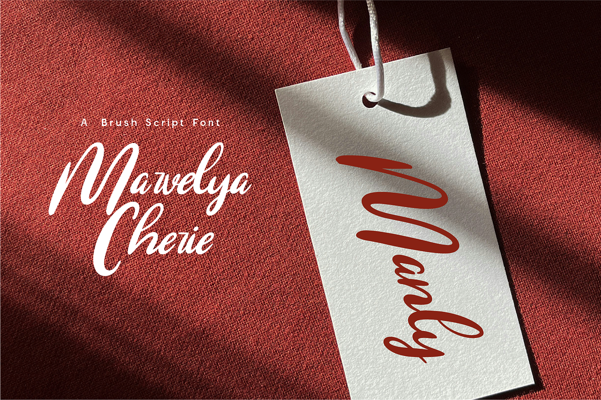 Marvelya Cherie - Brush Calligraphy, a Handwritten Font by Indotype Foundry (Photo 10 of 10)