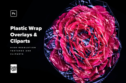 Plastic Wrap Overlays & Cliparts