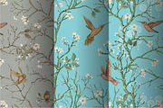 Spring Floral Patterns, a Pattern Graphic by Sunny_Lion (Thumbnail 1 of 4)