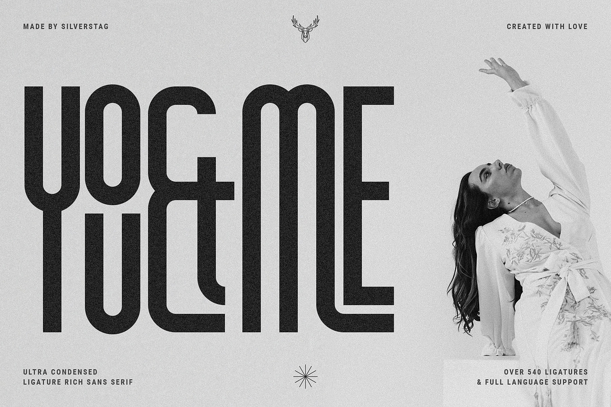 First Contact - Ultra Condensed Font, a Sans Serif Font by SilverStag Type Foundry (Photo 17 of 17)