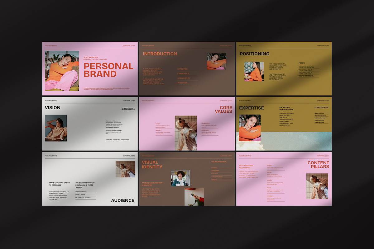 Personal Brand Deck PowerPoint, a Presentation Template by adoestudio (Photo 5 of 9)
