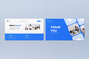 Blue Business Agency Google Slides, a Presentation Template by graphicook (Thumbnail 4 of 4)