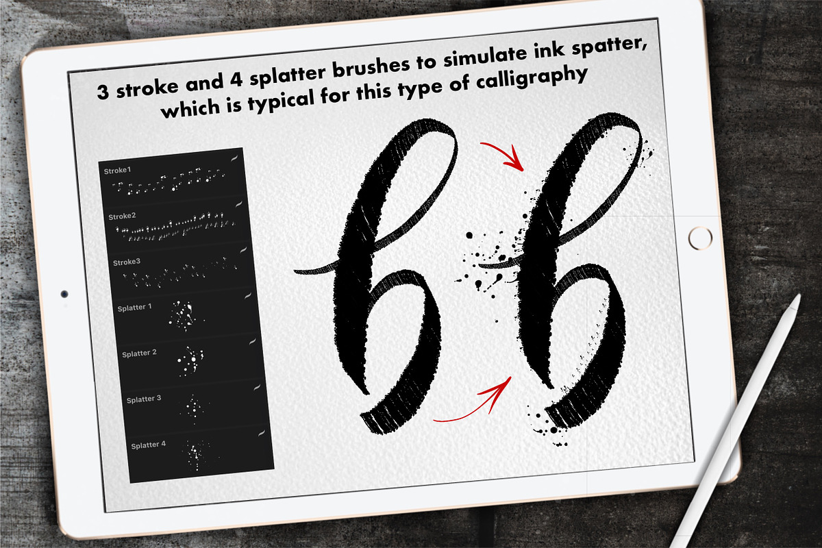 Expressive Calligraphy Brushpack, a Brush Add-On by Letter Elfa Studio (Photo 4 of 9)