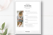 Product Order Form and Terms Sheets, a Stationery Template by By Stephanie Design (Thumbnail 3 of 4)