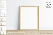 Wood Frames Bundle - 23 Mockups, a Print Template by VNmockup (Thumbnail 1 of 8)