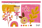 Modern Boho Floral Clipart, an Object Graphic by FINEAPPLE (Thumbnail 6 of 6)