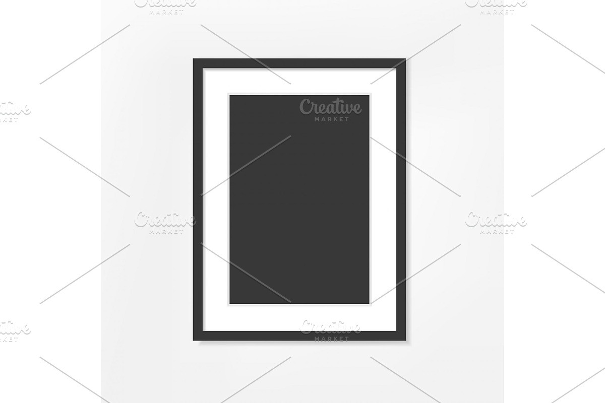 Picture frame on white background, a Print Template by TotallypicRF