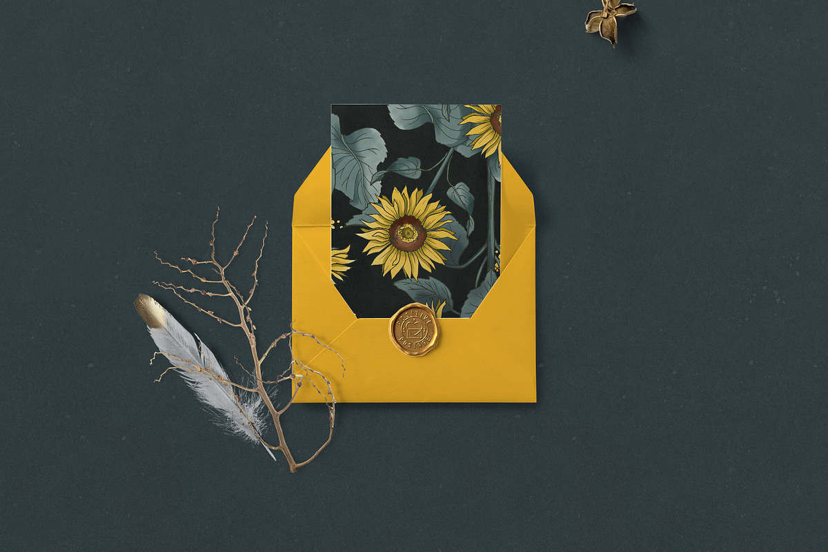 Sunflower Yellow. Pattern Collection, a Pattern Graphic by Colden Blue (Photo 12 of 14)