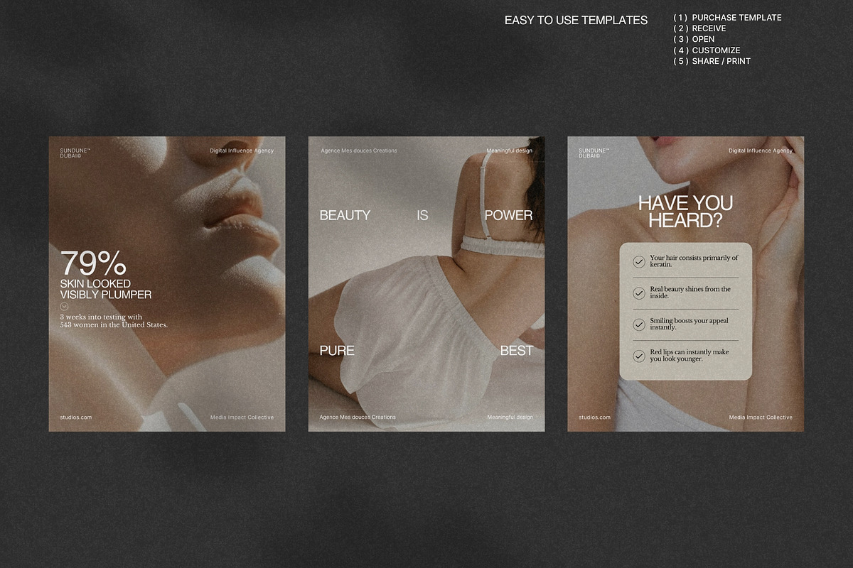Clean Skincare Instagram Posts preview 3
