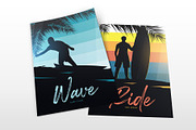 Surf Posters., a Decorative Illustration by Leo Edition (Thumbnail 4 of 6)