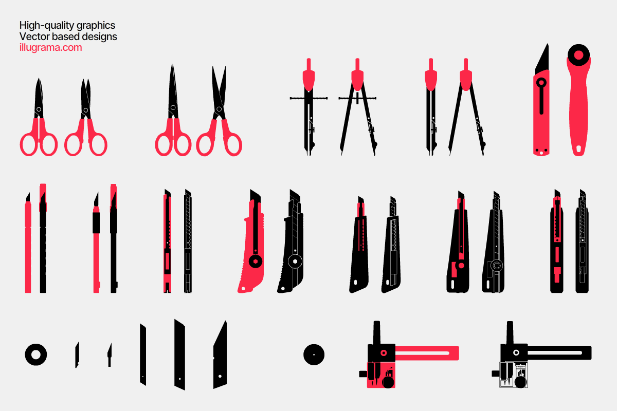 Designer Tools - Modern Graphics, an Illustration by illugrama (Photo 6 of 12)