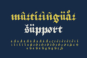 True Blackletters font, a Blackletter Font by kaer_shop (Thumbnail 7 of 12)