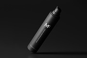 Tall Airless Pump Bottle Mockup, a Packaging Mockup by MockupFree.Net (Thumbnail 5 of 9)