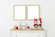Christmas Frame Mockup - 312, a Poster Template by Mockup Shop (Thumbnail 2 of 2)