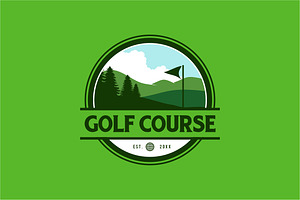 Golf Course Logo Template