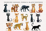 Quirky Rainforest Animals, an Animal Illustration by PaintPixelCo (Thumbnail 3 of 19)