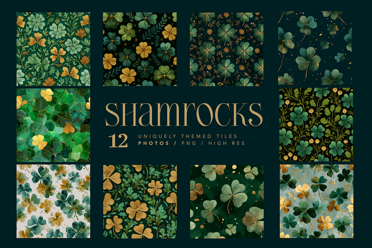 Shamrocks, a Decorative Illustration by Picturesque Stories (Photo 1 of 6)