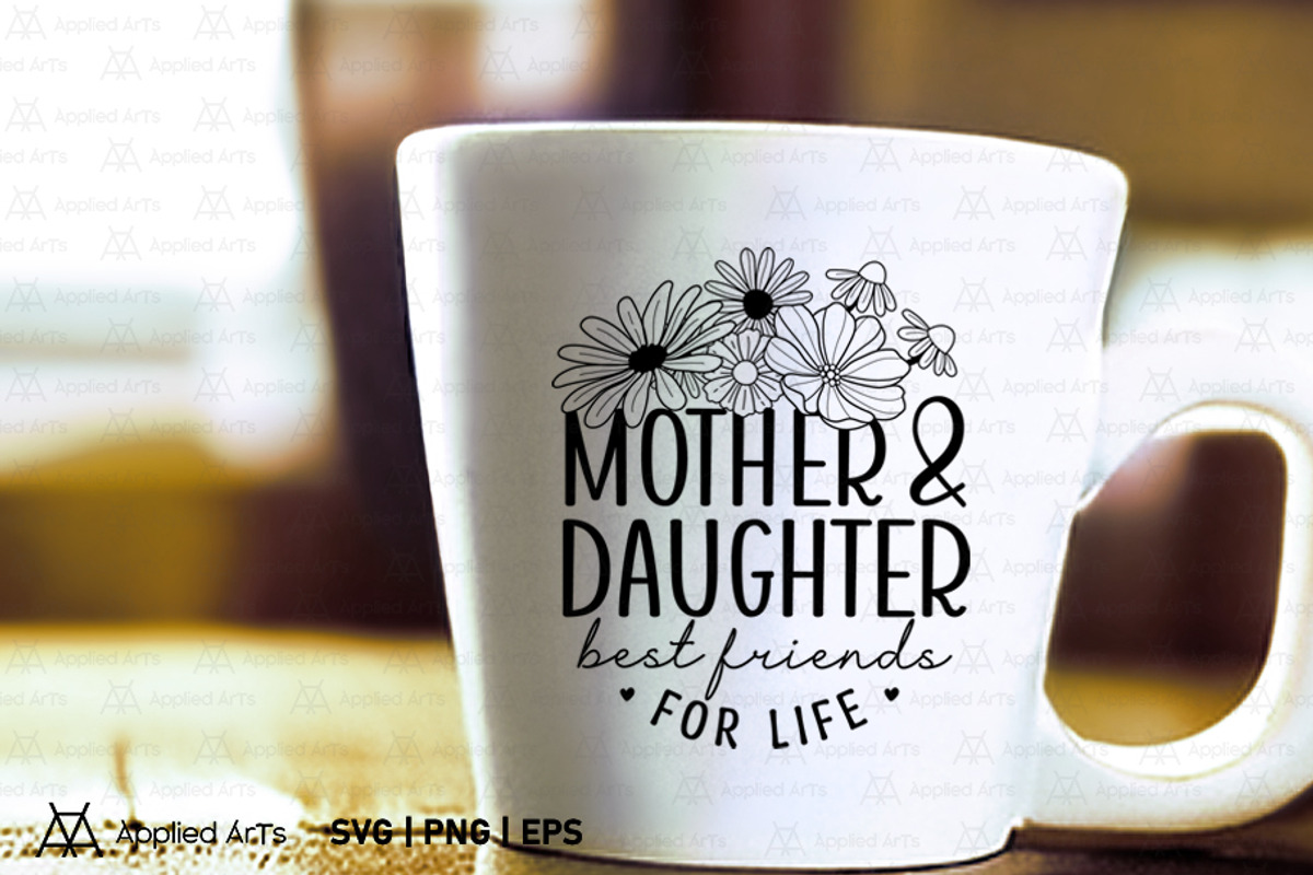 Mother and Daughter Best Friend SVG, a Graphic by Applied Arts (Photo 7 of 12)