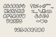 NOPPO — hand-drawn bubbly typeface, a Handwritten Font by Studio Noppo (Thumbnail 7 of 9)