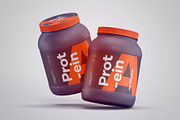 Protein Jar Mockup, a Packaging Mockup by zippypixelstudio (Thumbnail 13 of 15)