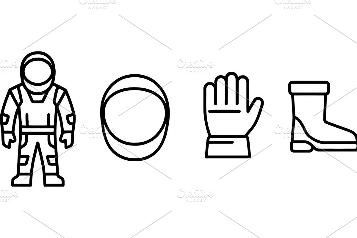 Vector illustration of astronaut, a Technology Illustration by ZinetroN
