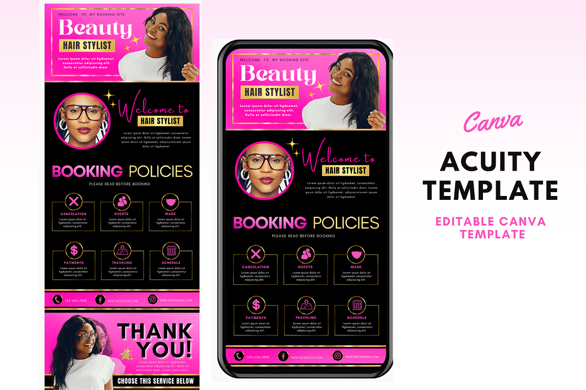 Acuity Scheduling Template, a Templates & Theme by TimCanvaTemplate (Photo 1 of 5)