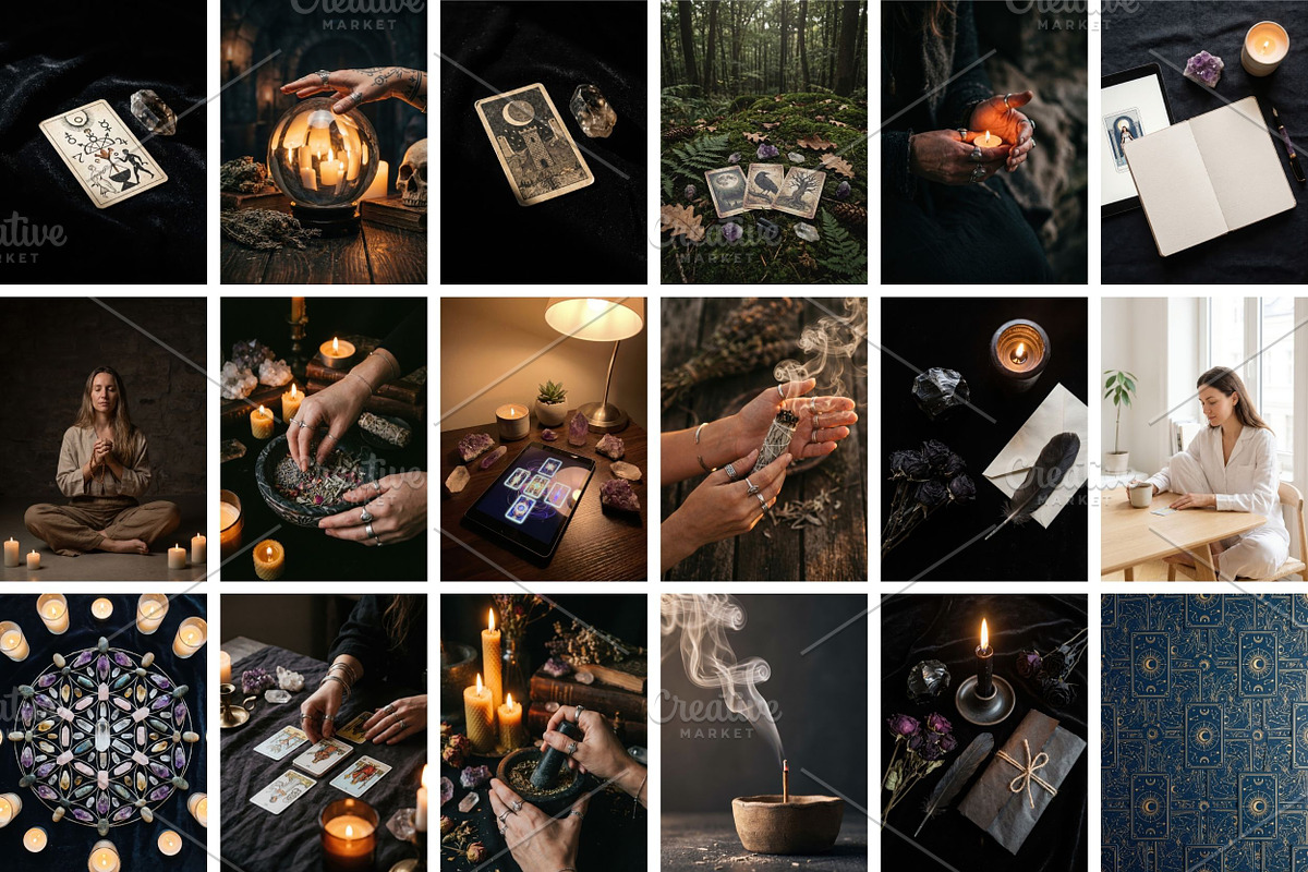 120 Tarot and Spiritual Stock Photos, a Holiday Photo by Selenique Studio (Photo 9 of 10)