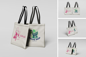 tote bag mockup, a Poster Template by kebunmockup