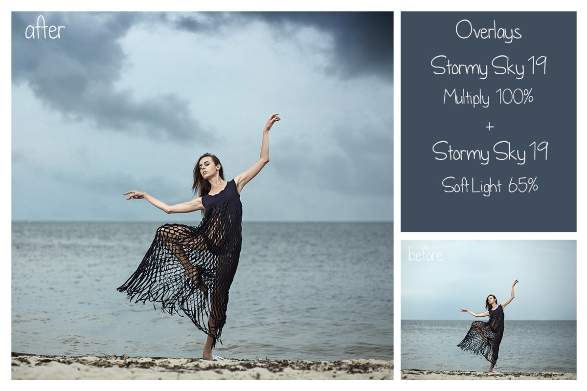 30 Stormy Sky Overlays, a Texture Graphic by LovePhotoMoment (Photo 7 of 11)